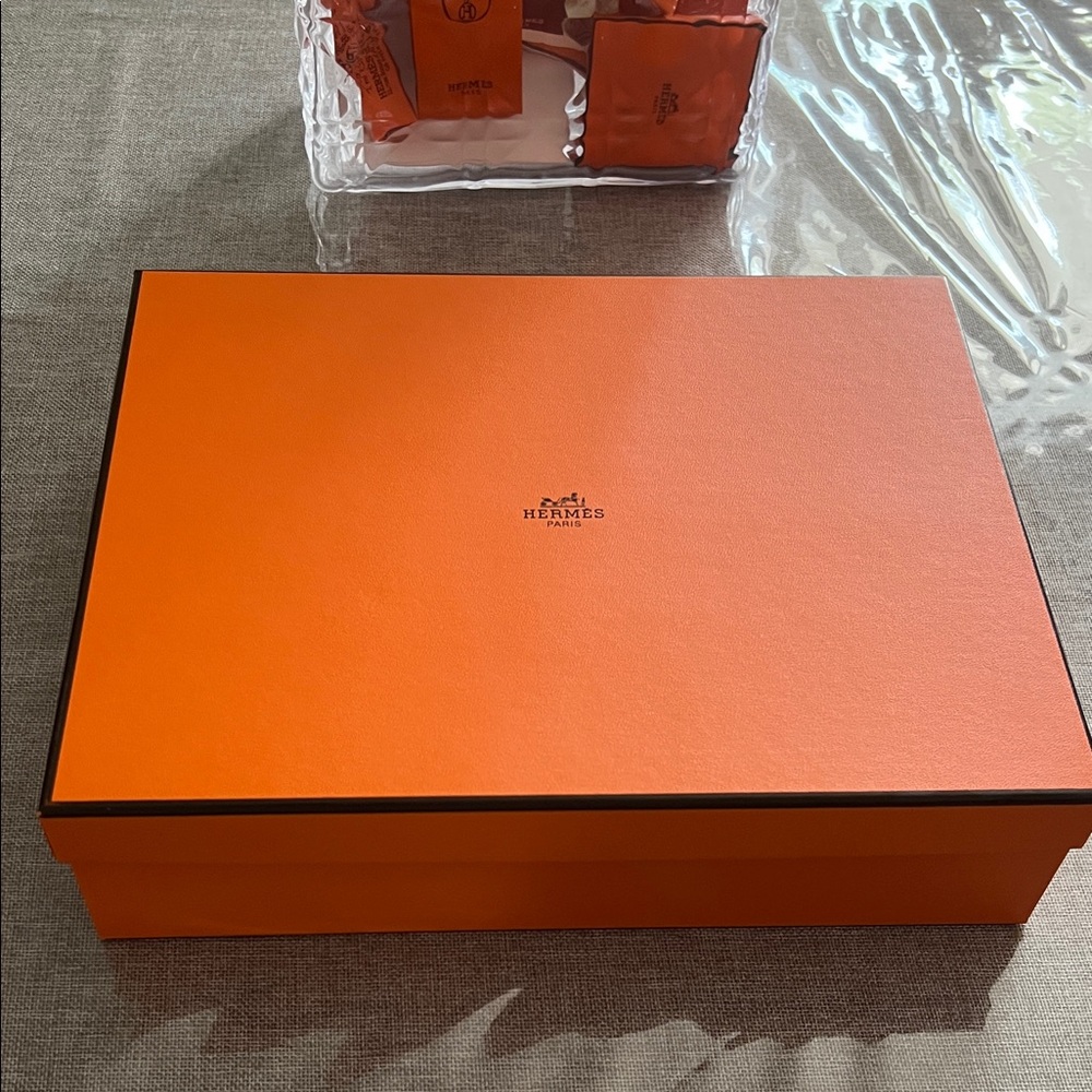 Hermes Orange Accessories Gift Box
